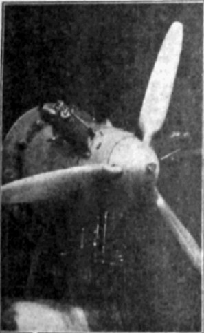 Three-cylinder Fuscaldo radial engine