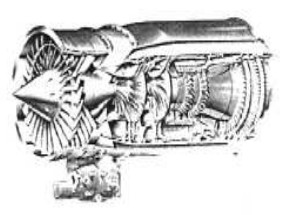 Sección del F-109 del Garret