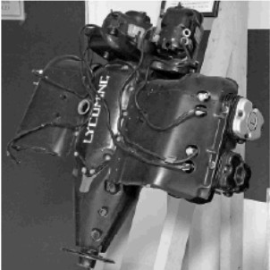 Lycoming 75 HP expuesto de forma original