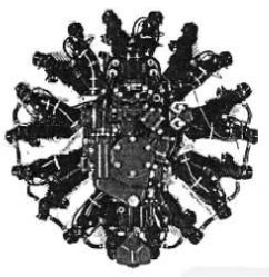 Lycoming R-680, sin deflectores por detrás