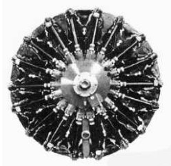 Lycoming R-680, con deflectores