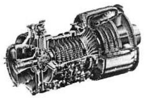 Lycoming T-55, seccionada