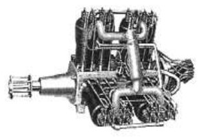 Maximotor A-8, vista superior
