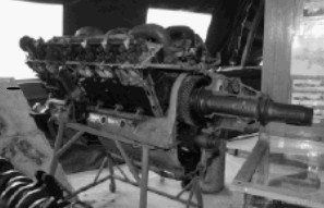 Mikulin M-42 seccionado