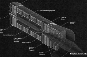 Tobera ECR-GDM del thruster