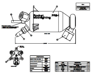 Plano del motor 3D