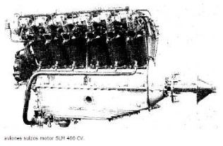 Motor SLM de 400 CV y V-12