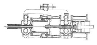 Patente Burt, triple pistón