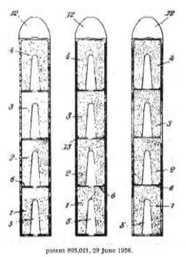 Dibujo de la Patente de cohetes Damblanc
