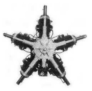 Dawn 5-cylinder radial engine