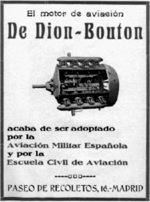 Advertisement in the Spanish press