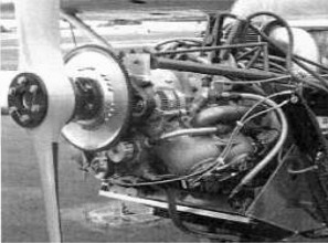 Inverted Deltahawk V-engine on Cessna