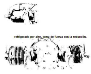 Parte del motor DKW mostrando los cilindros