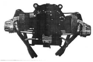 Vista frontal del motor Aerovee