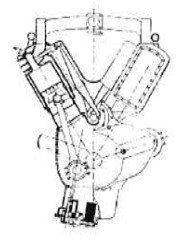 Schematic diagram for the Duesenberg 300 HP