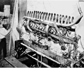 El Duesenberg de 16 cilindros en V