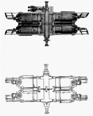 Dutheil et Chalmers' 4-cylinder boxer