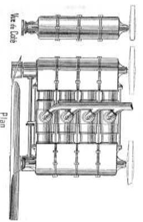 DCB, Vistas lateral y planta del motor anterior