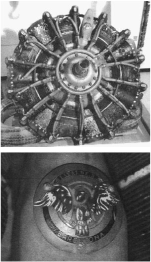 Motor Sirio de Elizalde y su emblema