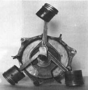 Connecting rod system for the first 3-cylinder