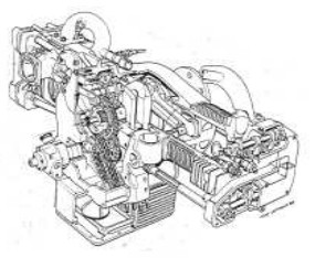 Drawing of an Emdair engine
