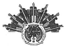 Esnault - Pelterie 7 cylinder engine