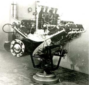 Consta como el primer motor de aviación de América del Sur. Año 1929