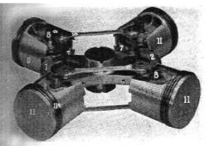 Fairchild, Assembly of pistons, cams and links