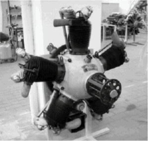 The Farina engine with reference T-58