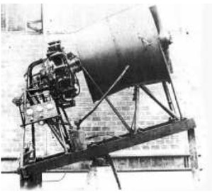 The Farman 7E radial, with a large cooling fan