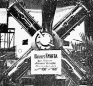 Front view of an Favata at an exhibition