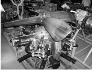 FIMA engine overturned with propeller