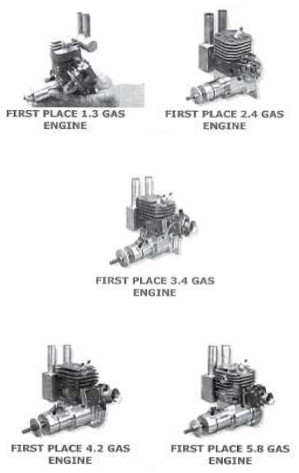 Gama de motores de First Place