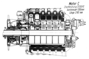 FKFS de cuatro motores de 12 cilindros