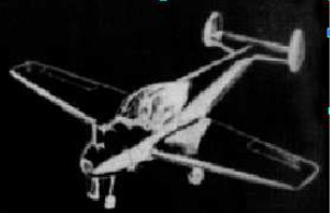 Fonberg ramjet on blade tips of an airplane propeller