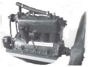 Ford T engine converted for aviation