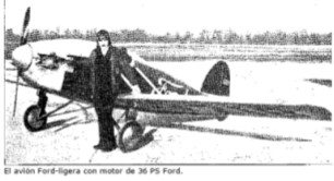 The small Flivver with the Ford twin-flat