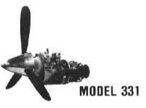 Garrett Model 331 con hélice