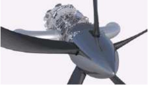 General Electric turboprop for Denali with propeller