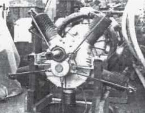Gnome 5-cylinder fixed radial engine