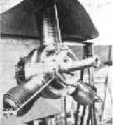 Gnome rotary engine from 1911, 25 CV