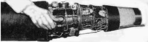 Robert Goddard manipulating one of his engines