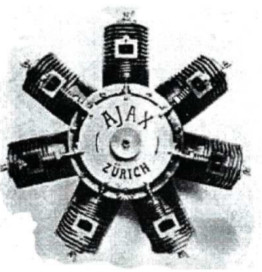 Ajax radial rotativo de 7 cilindros