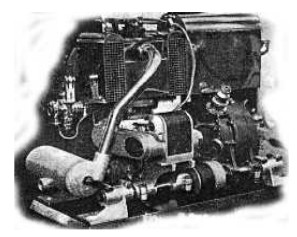 Green 2.75 hp engine