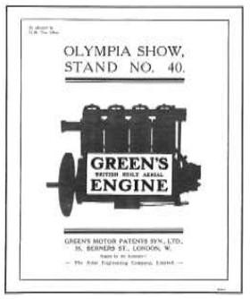 Green aviation engine ad