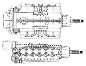 Diseño del motor de 12 cilindros de GSE
