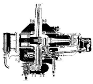 Guiberson 9-cylinder cutaway