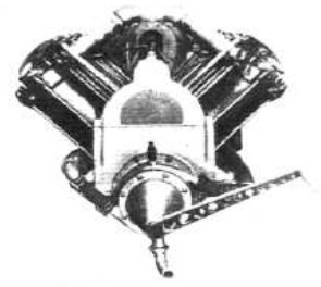 Hall-Scott 8-cylinder V engine
