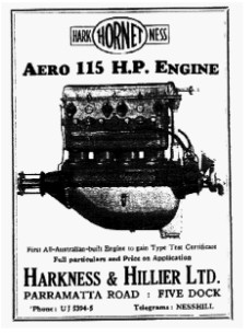 Ad for the Hornet aero engine