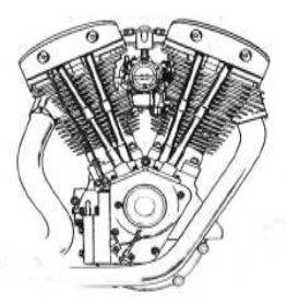 Relatively modern Harley Davidson engine